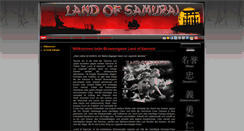 Desktop Screenshot of land-of-samurai.de