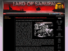 Tablet Screenshot of land-of-samurai.de